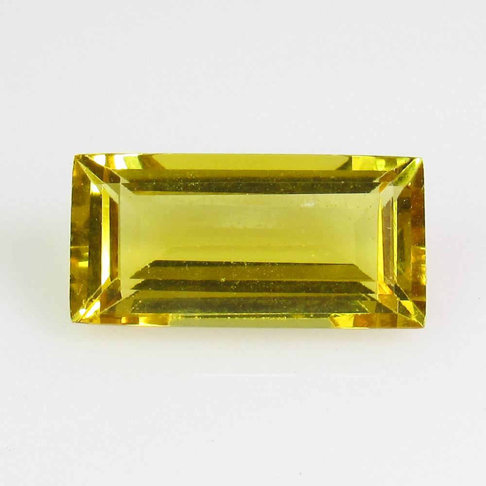 2.44 Ct Geuine Yellow Beryl 12X6 mm Rectangle Cut (1 of 2)