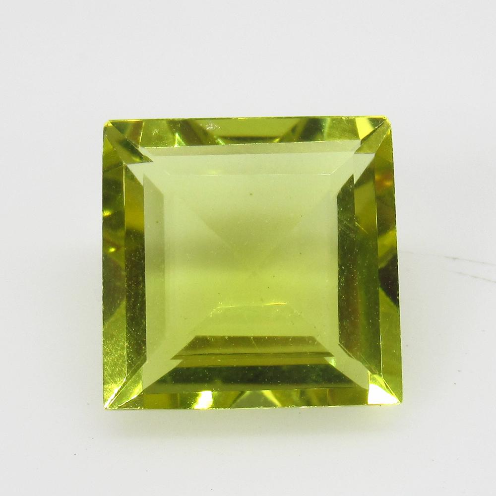 6.71 Ct Natural Lemon Quartz Square Cut: No Reserve! Title: 6.71 Ct Natural Lemon Quartz Square Cut Stone Clarity: VVS Gemstones: Natuarl Lemon Quartz Carat Weights: 6.71 Size/Dimensions: 11.90 x 11.90 x 6.60 mm Additional Information: Top Q