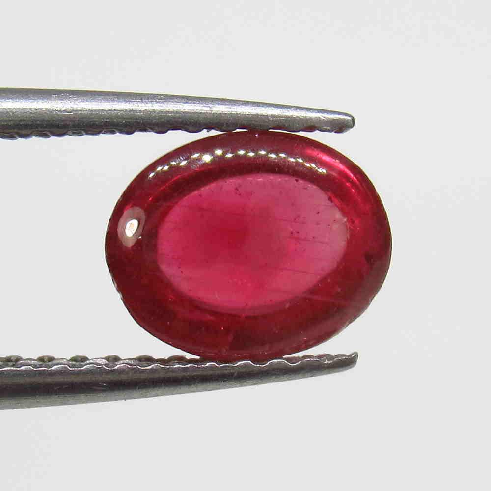 1.72 Ctw Natural Red Ruby Oval Cab (1 of 2)
