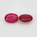 2.28 Ctw Natural Red Ruby Oval Pair