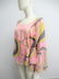 "Marina Rinaldi" Twin Set in pink silk Size L - 3