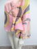 "Marina Rinaldi" Twin Set in pink silk Size L - 5