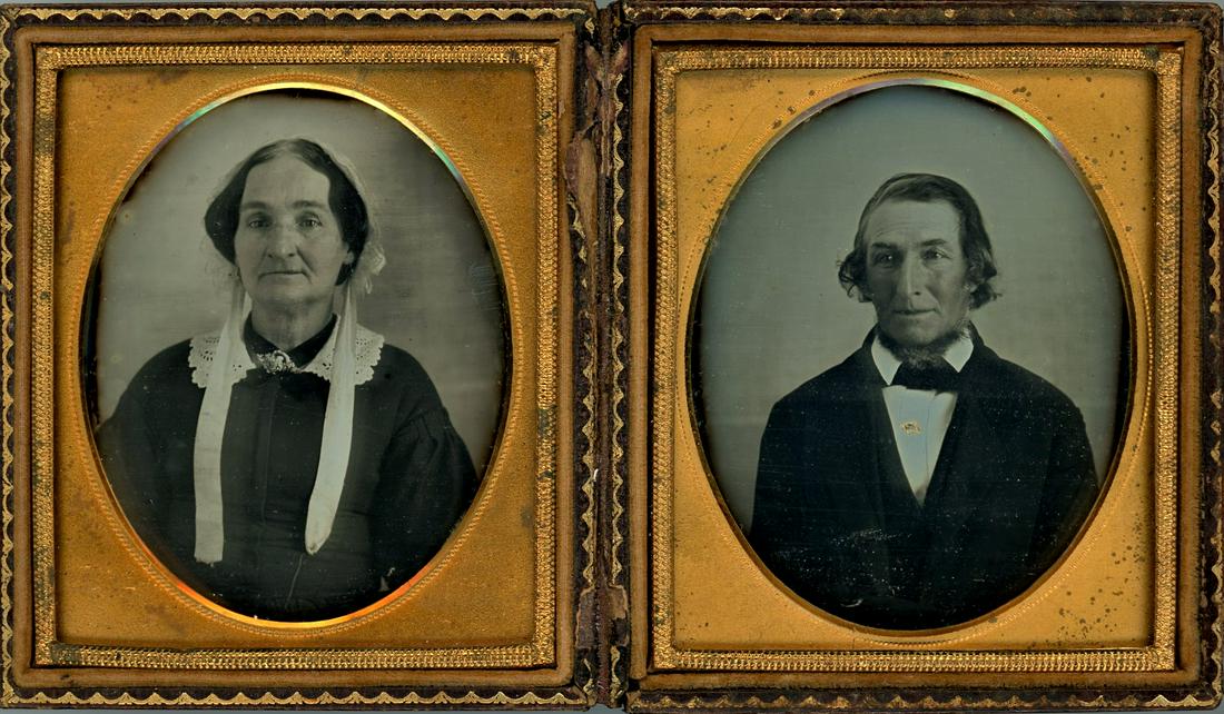 Grandma and Grandpa in a Double Image Case - Two 1/6 (1 of 1)