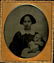 Mother and Baby Sixth Plate Daguerreotype
