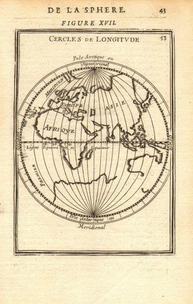 EASTERN HEMISPHERE. Circles of Longitude. Southern (1 of 2)