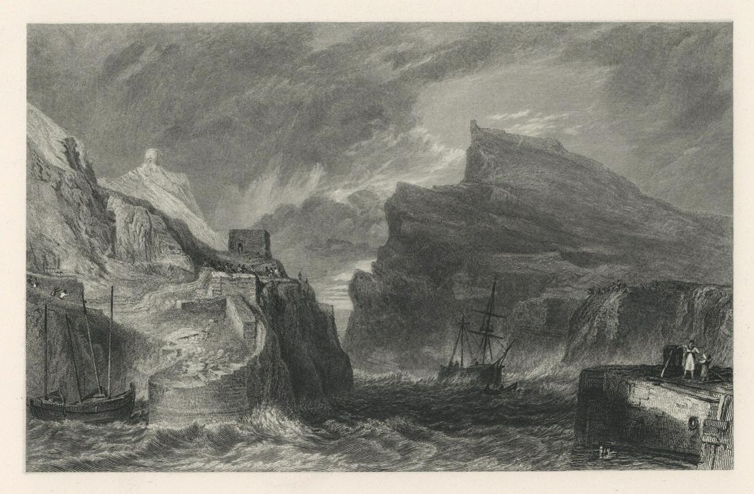 J. M. W. Turner "Boscastle" engraving (1 of 1)