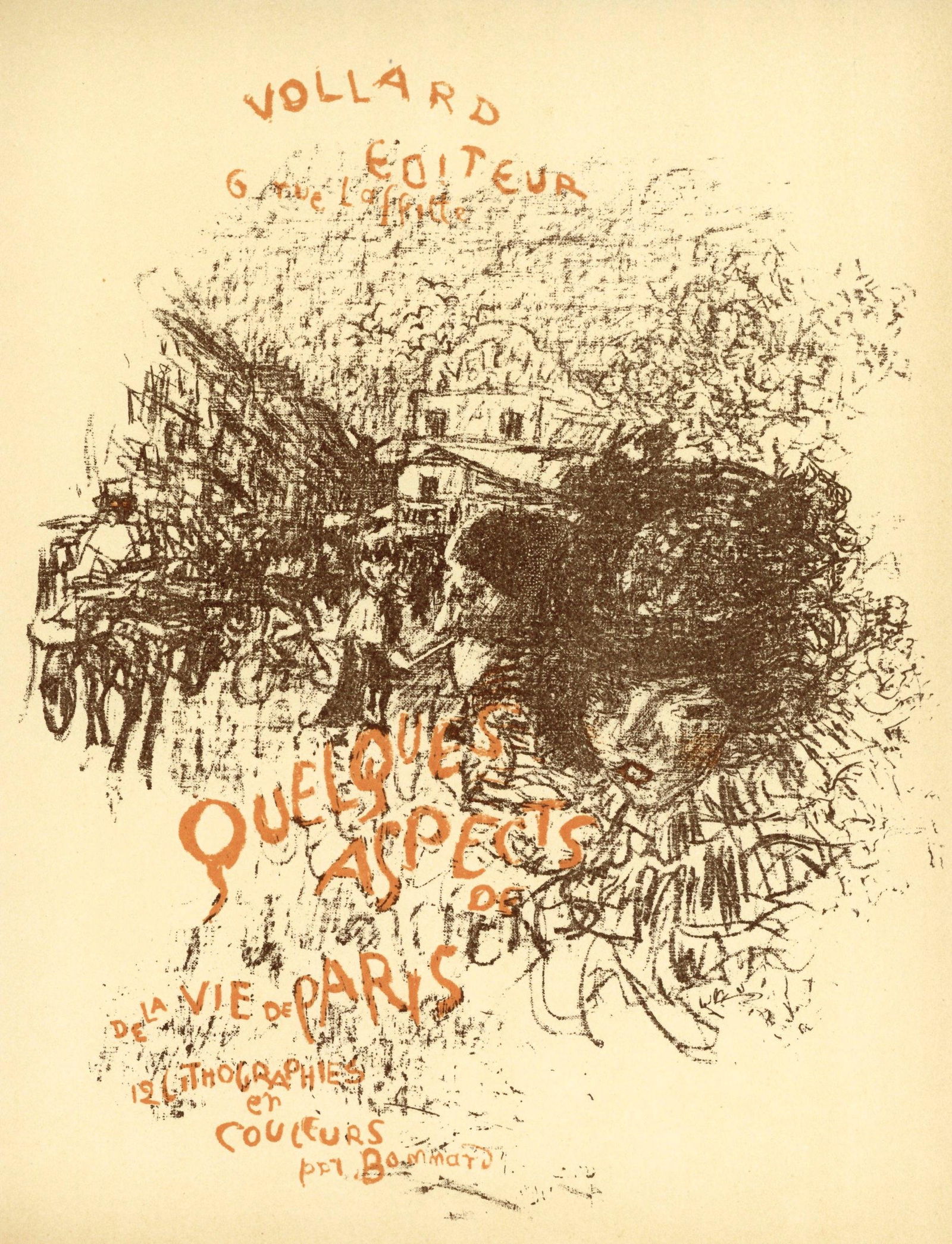 Pierre Bonnard lithograph "Quelques aspects de Paris" (1 of 1)