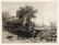 Kruseman Van Elten original etching "The Deserted Mill"