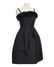 Nina Ricci Black Couture Dress with Mink Trim