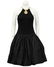 Carolyne Roehm Black Cocktail Dress with Gold Roman - 3