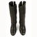 Chanel Black Leather calf height round cap toe boots - 6