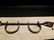 Wrought Iron Handmade Handcuffs Shackles w padlock - 7