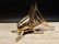Gold Brass Fireplace Good Luck Hearth Cricket - 4