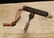 Cast Iron Corkscrew Open Here Wine Bottle Opener
