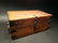 Wood Writing Box Set w Inkwell, Ink, Wax Stamp, & Dip - 10