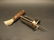Open Frame Corkscrew w Brush Wine Bottle Opener - 4