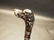 Spaniel Dog Head Handle Metal Walking Stick Cane - 5