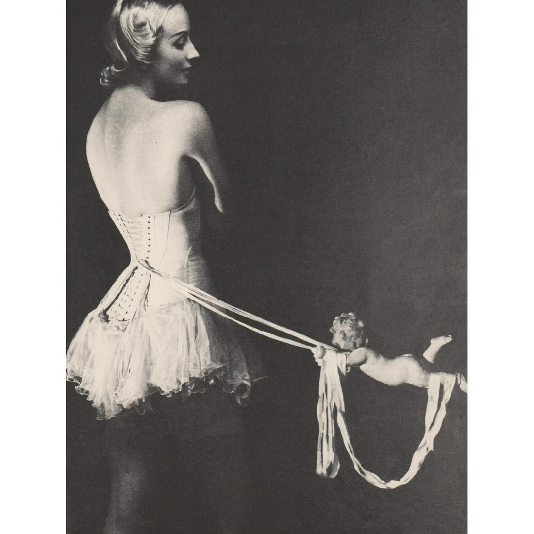 ERWIN BLUMENFELD - The Mainbocher Corset, 1939: Artist: ERWIN BLUMENFELD Print Title: The Mainbocher Corset, 1939 Medium: Photo-lithograph Printing Date: 1990's Printed in USA Image Size: 11 x 8.5 inches Erwin Blumenfeld was a German photographer a