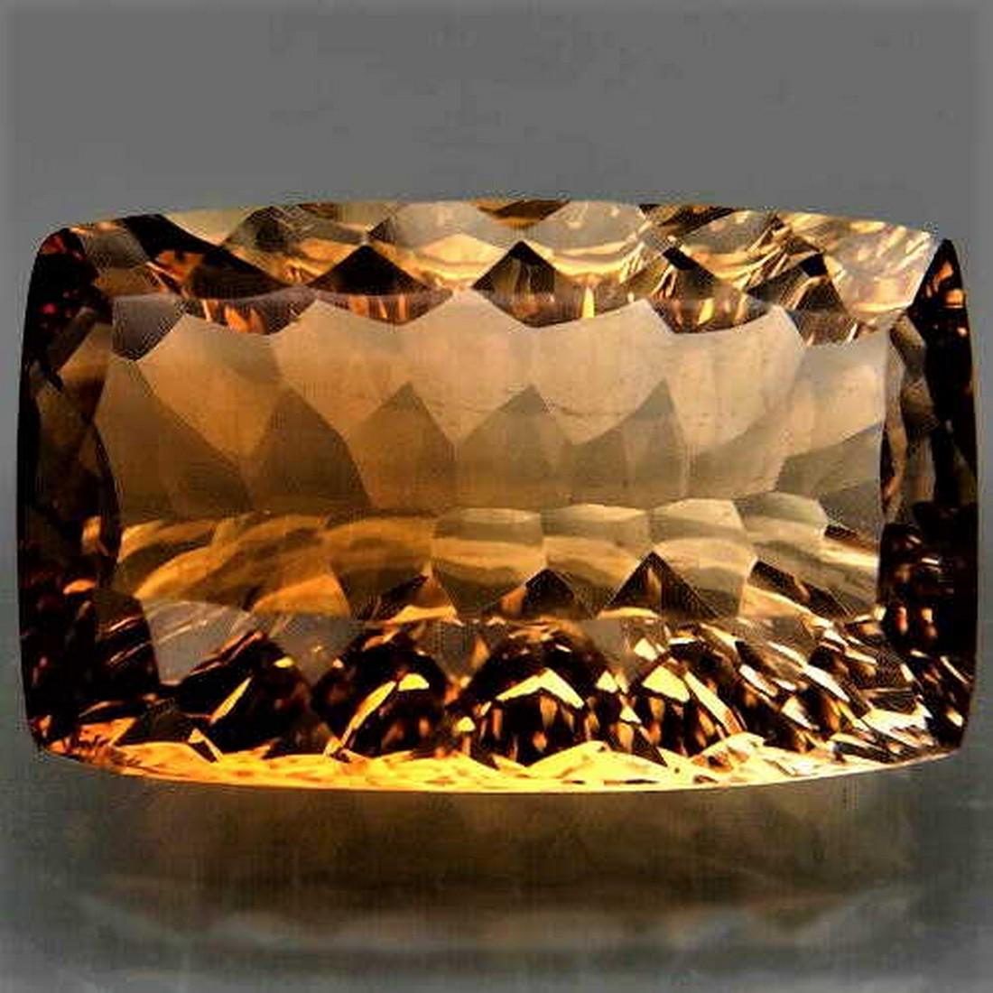 19,91 ct Natural Top Imperial Topaz Millennium Cut (1 of 2)