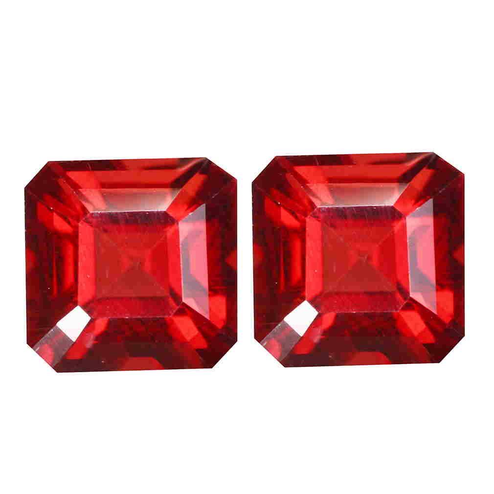 2.16 ct rhodolite garnet pair (1 of 2)