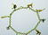 VINTAGE 14k Yellow, Platinum & Diamond Charm Bracelet - 2