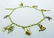 VINTAGE 14k Yellow, Platinum & Diamond Charm Bracelet - 4