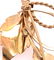 14 Karat Yellow Gold Freeform Leaf Brooch or Pin - 3
