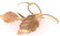 14 Karat Yellow Gold Freeform Leaf Brooch or Pin - 6