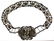 CHIC European Art Nouveau Blackened Silver Belt!