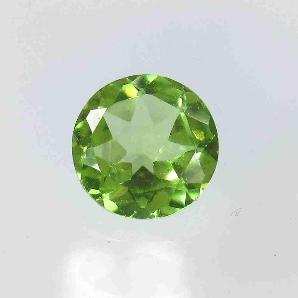 1.30 Ctw Natural Pakistan Peridot Round Cut: No Reserve! Title: 1.30 Ctw Natural Pakistan Peridot Round Cut Stone Clarity: VVS Gemstone: Peridot Carat Weight: 1.30 Size/Dimensions: 7.10 x 7.10 x 3.70 mm Additional Information: Top Class Luster /