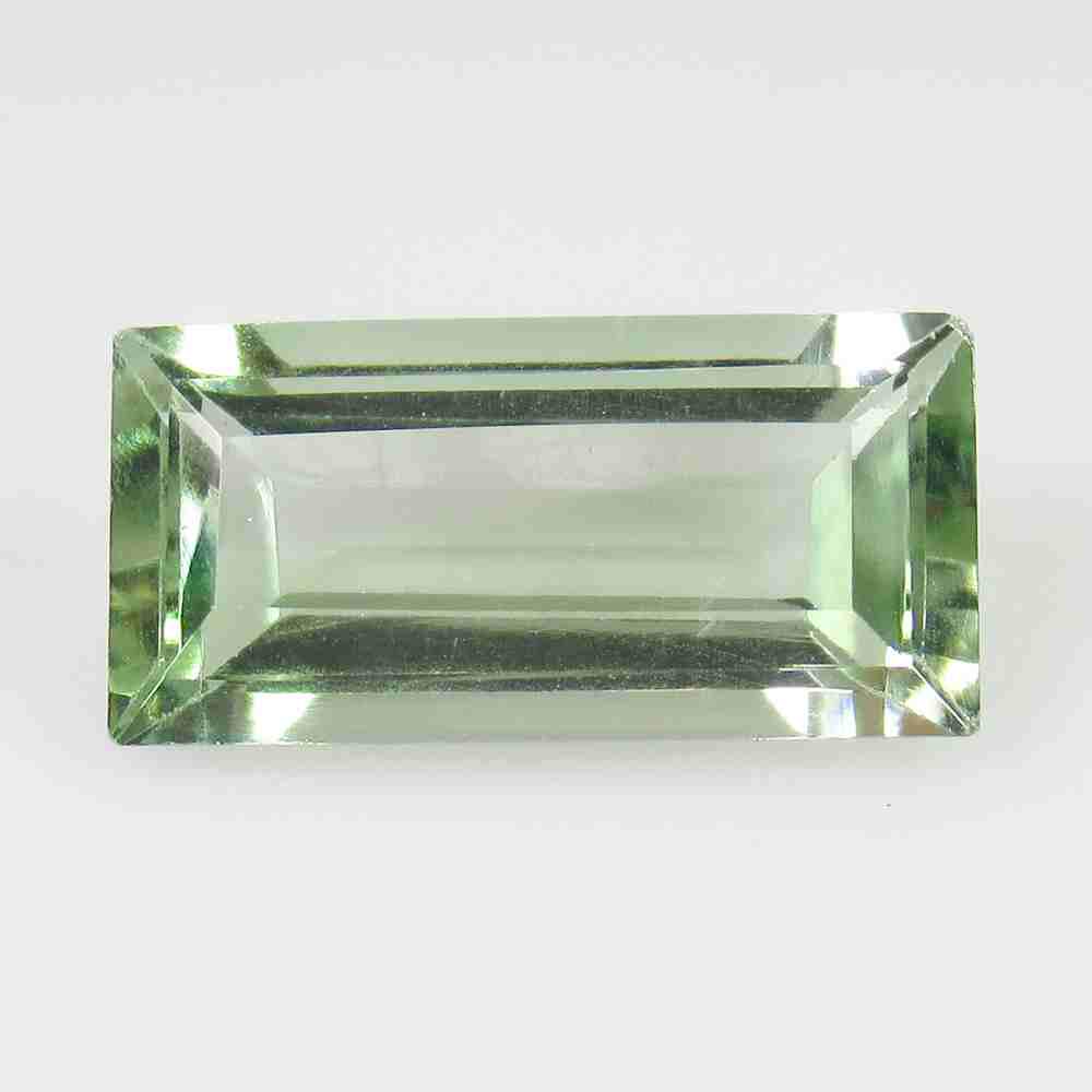 3.26 Ctw Natural Green Amethyst Rectangle Cut (1 of 2)