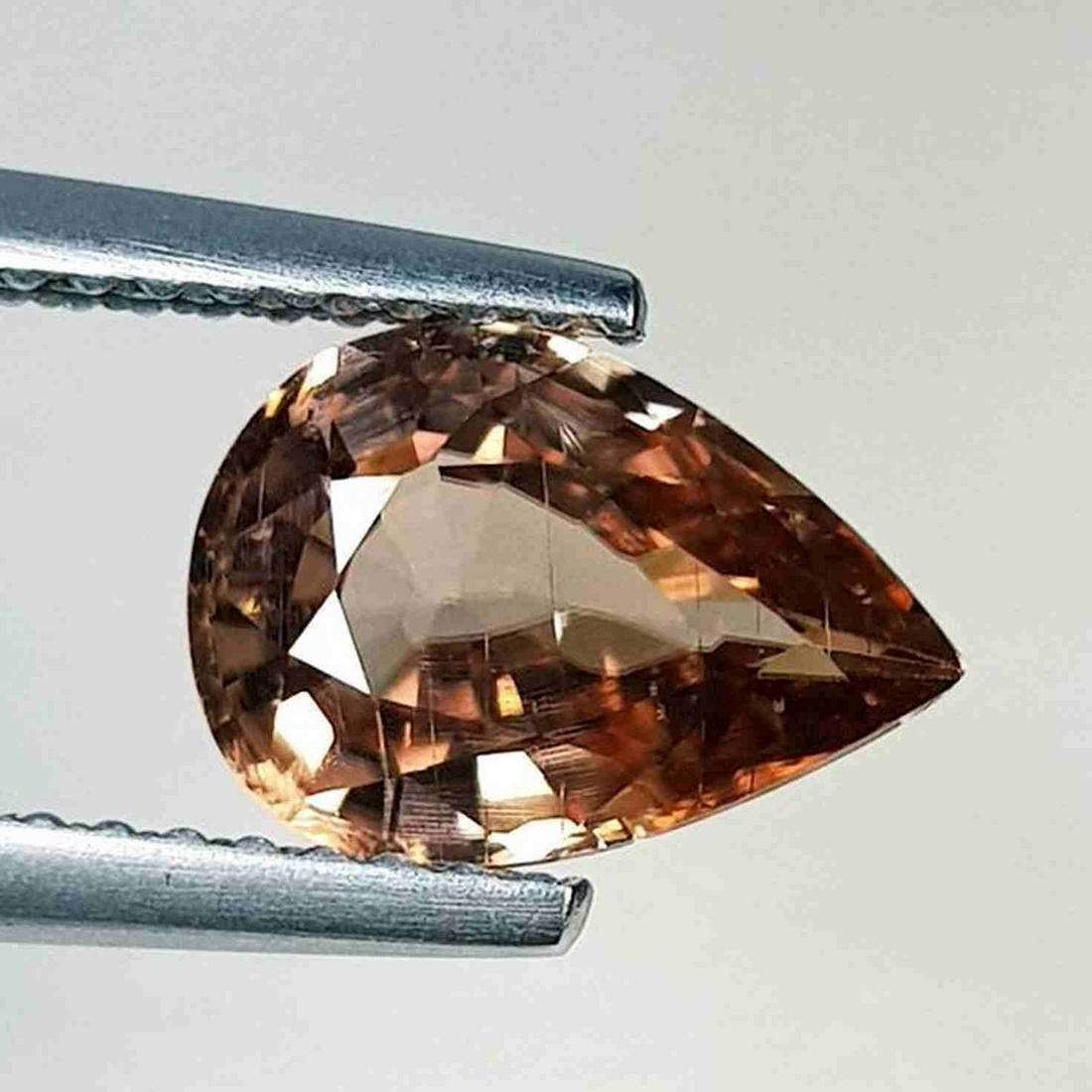 2.16 ct Natural Zircon Pear Cut (1 of 6)