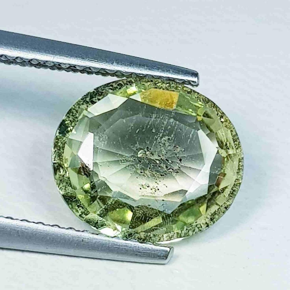 2.49 ct Natural Yellowish Green Beryl: No Reserve! Title: 2.49 ct Natural Yellowish Green Beryl Color/Clarity: VS Type: Loosegemstone Carat Weight: 2.49 Dimensions: 10.70 x 9.30 x 4.20 Additional Information: Oval - Madagascar Shipping: