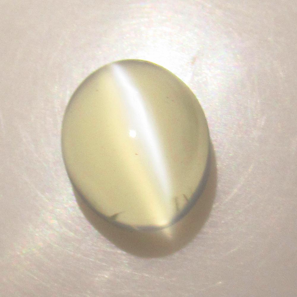 3.40 Ct Natural Moonstone Oval Cab: No Reserve! Title: 3.40 Ct Natural Moonstone Oval Cab Stone Clarity: Transparent Gemstone: Natural Moonstone Carat Weight: 3.40 Size/Dimensions: 9.80 x 8.30 x 5.70 mm Additional Information: Nice Oval