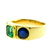 VINTAGE 18k Yellow Gold, Sapphire & Emerald Three Stone - 5