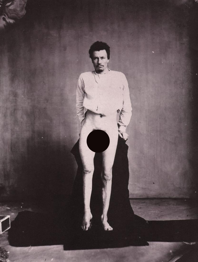 ANONYMOUS - Male Nude: Artist: ANONYMOUS Print Title: Male Nude Medium: Photoengraving Printed 1980’s in the USli>Image Size: 7 x 5.5” Reserve: $25.00 Shipping: Domestic: Flat rate of $15.00 to anywhere within the Conti