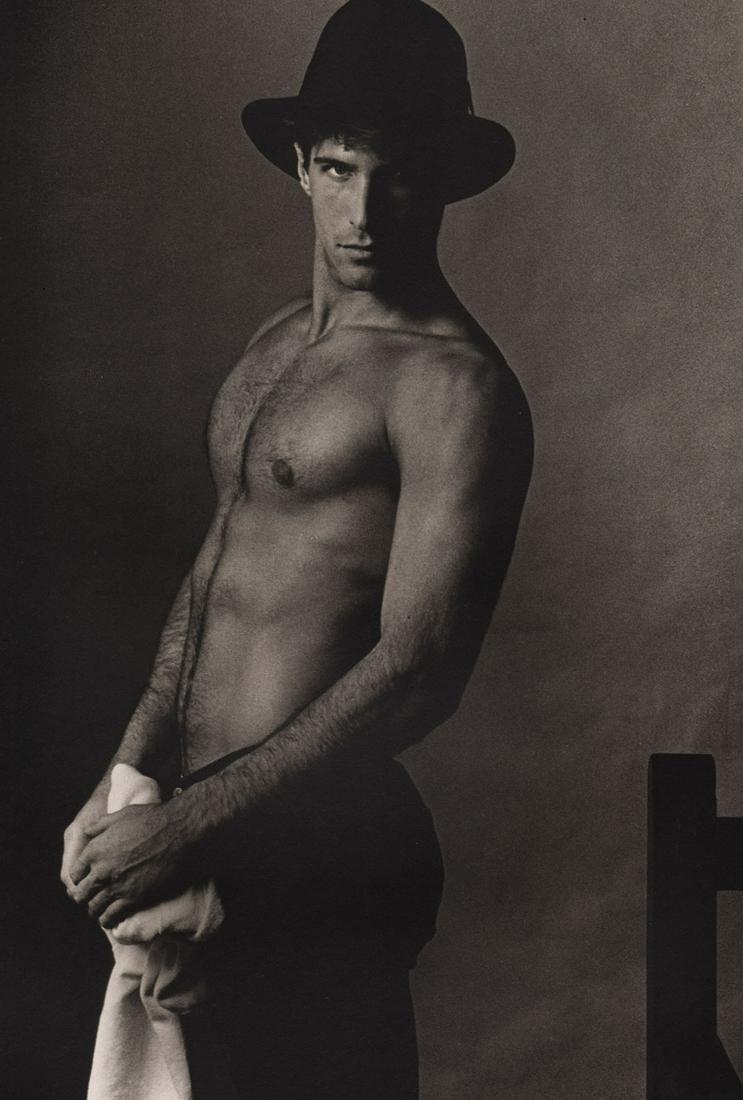 KEN HAAK - Male,1984: Artist: KEN HAAK Print Title: Male,1984 Medium: Tri-tone Photo-lithographs(Limited edition of 5000) Printed in the 1980’s, in the US Image size (inches) approx.10 x 6.5” Ken Haak(1923 - 1991) Cele