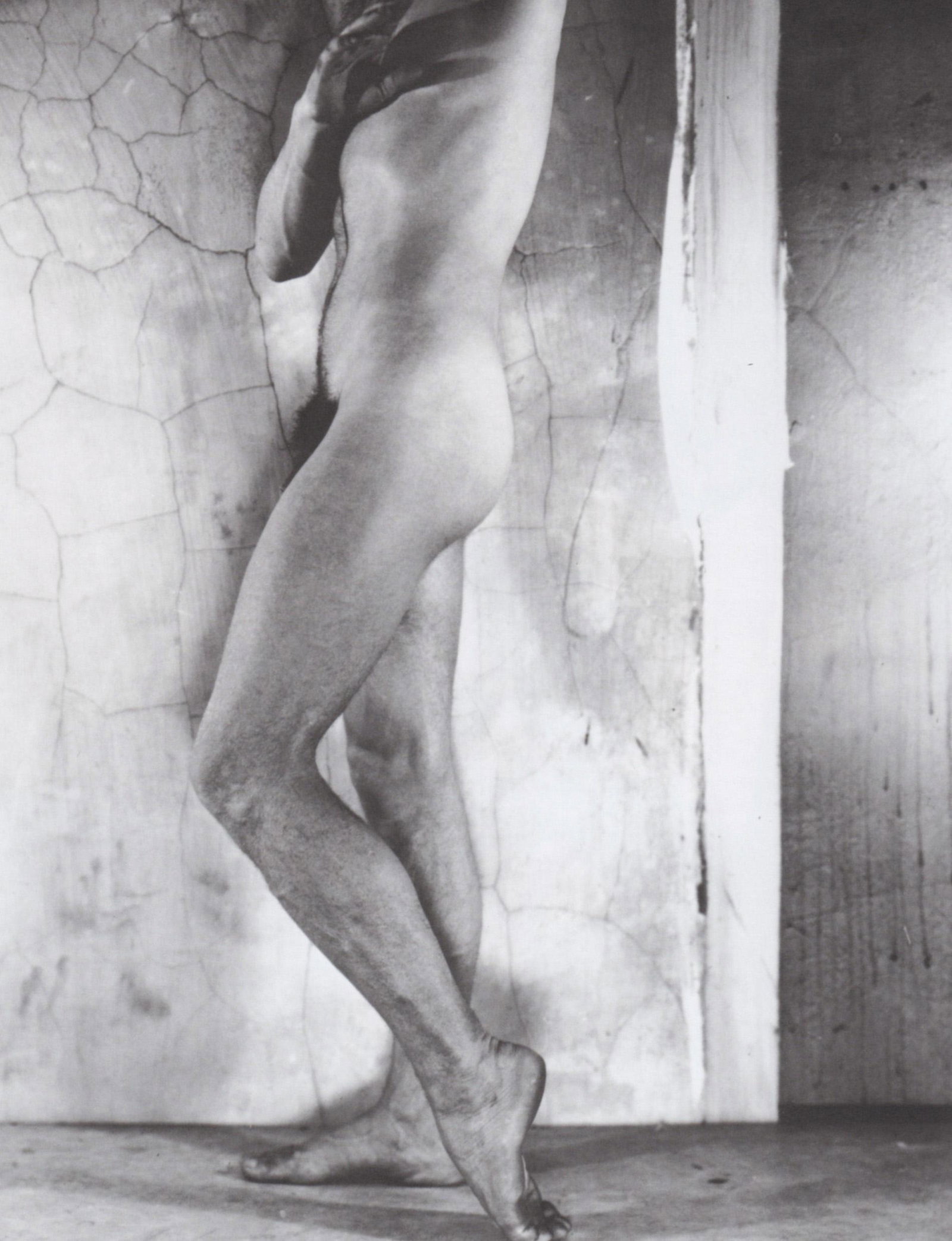 GEORGE PLATT LYNES - Male Nude, 1950: Artist: GEORGE PLATT LYNES Print Title: Male Nude, 1950 Medium: Duotone Photoengraving Printing Date: 1990’s Printed in USA Image Size: 8.5 X 6.5” George Platt Lynes (1907-1955).was an American fa