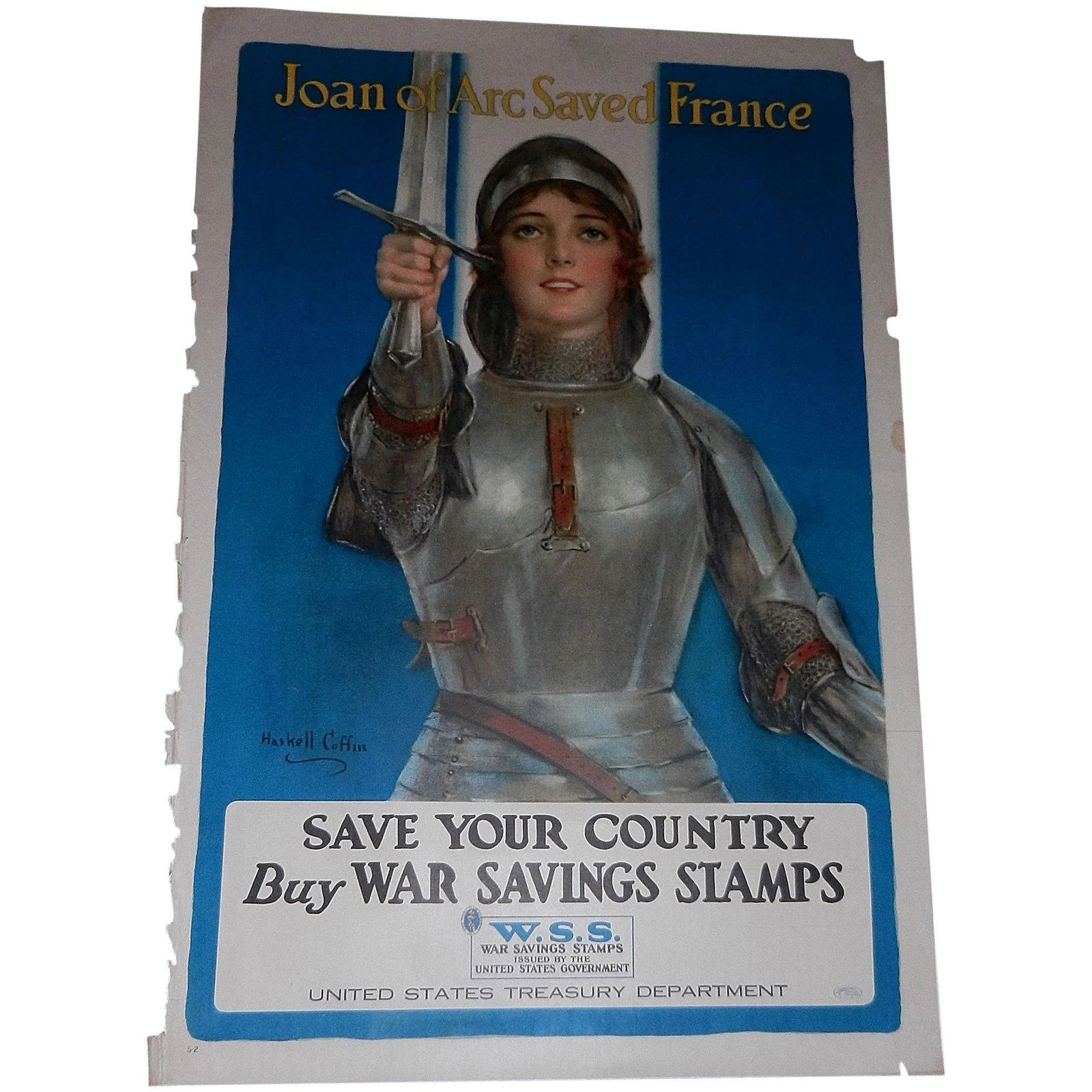Original World War I Joan of Arc -Buy War Savings (1 of 6)