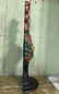 Antique Large "mixed Flowers In Wicker Basket With Bow" - 3