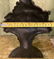 Antique Large "mixed Flowers In Wicker Basket With Bow" - 7