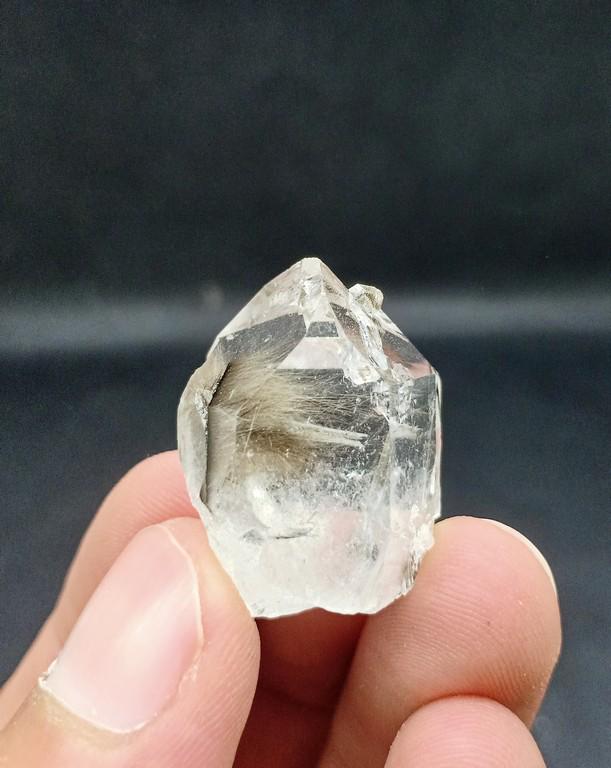 11 Gram Nice Quartz With Brookite Inclusion Specimen: No Reserve! Title: 11 Gram Nice Quartz With Brookite Inclusion Specimen Treatment: Natural Gemstones: Quartz Weight: 11 Gram Size/Dimensions: 26x20x15 mm Origin: Pakistan Shipping: Domestic: Flat-rate