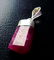 Natural Pink Ruby Pendant With Silver Cap - 13