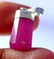 Natural Pink Ruby Pendant With Silver Cap - 3