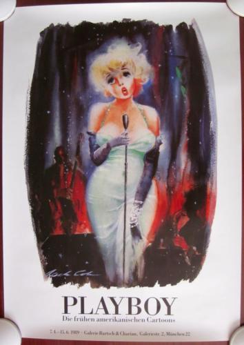 Playboy - Original 1989 German Advestising Poster - (1 of 1)