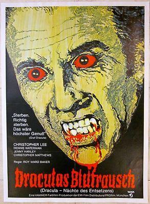 1970 Lb German Poster - The Scars Of Dracula - Scary (1 of 1)