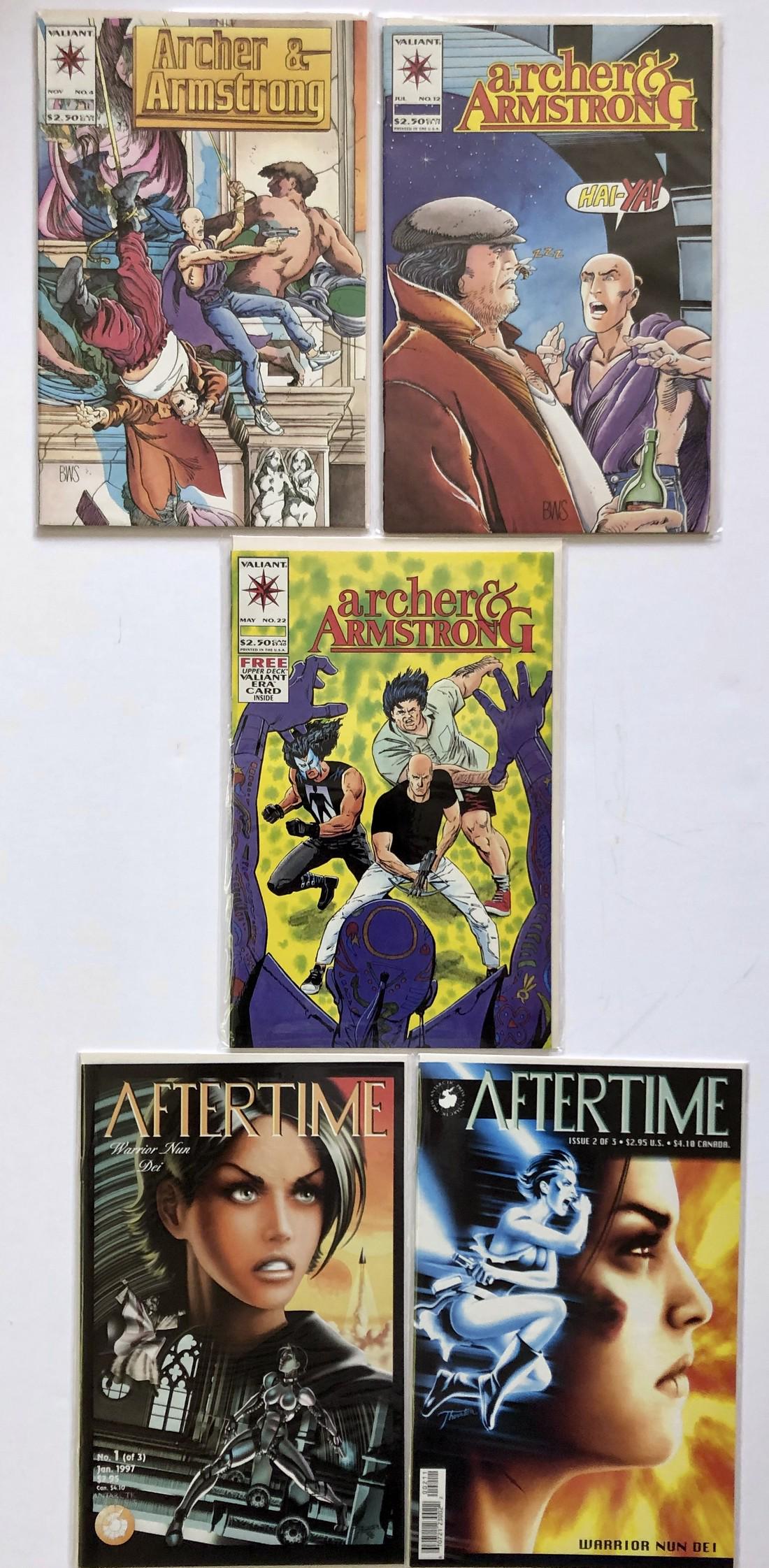 ARCHER & ARMSTRONG AND AFTERTIME WARRIOR NUN DEI SET (1 of 1)