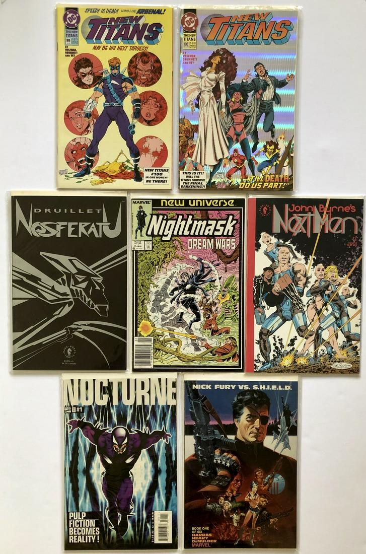 NEW TITANS & NIGHTMASK & NICK FURY COLLECTION (1 of 1)