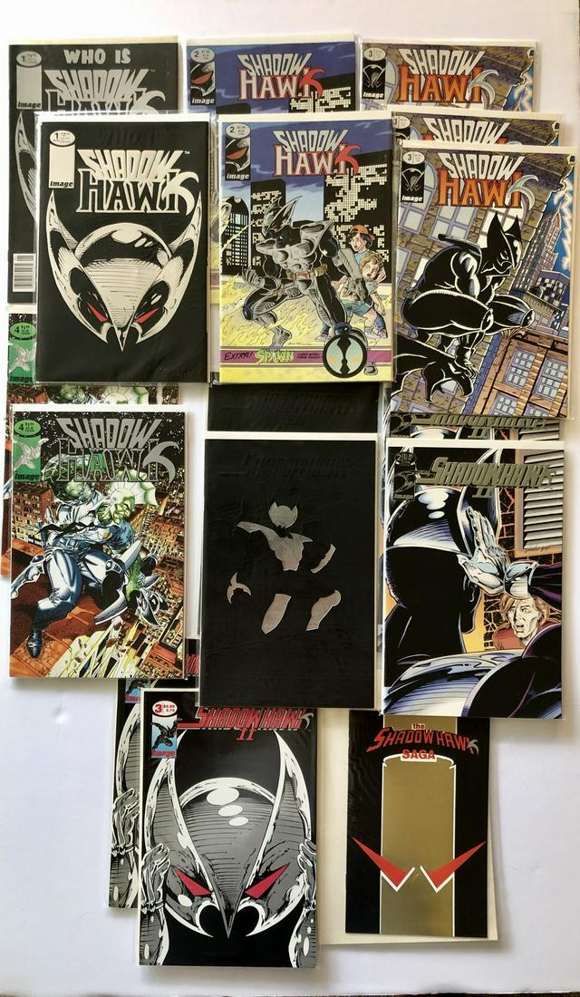 AMAZING COLLECTION OF SHADOWHAWK COMICS (1 of 1)