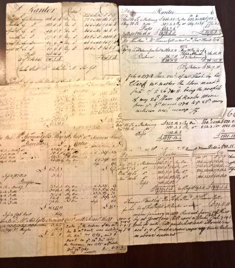 18th C Group English Mining Accounts (1 of 2)